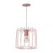 Pendente Aramado Cylinder Rose