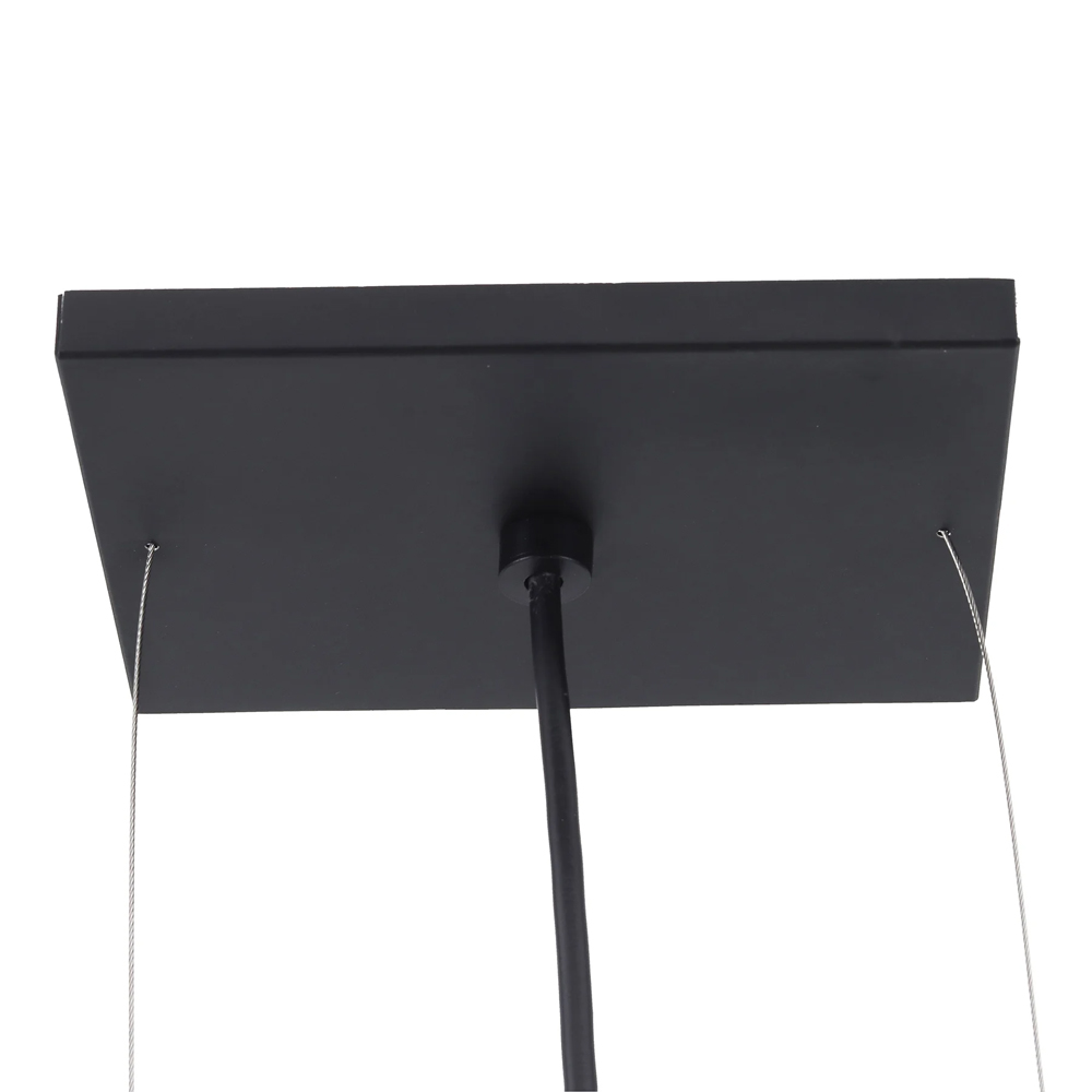 Pendente Trilho Para 5 Lampadas Cor Preto e Cobre