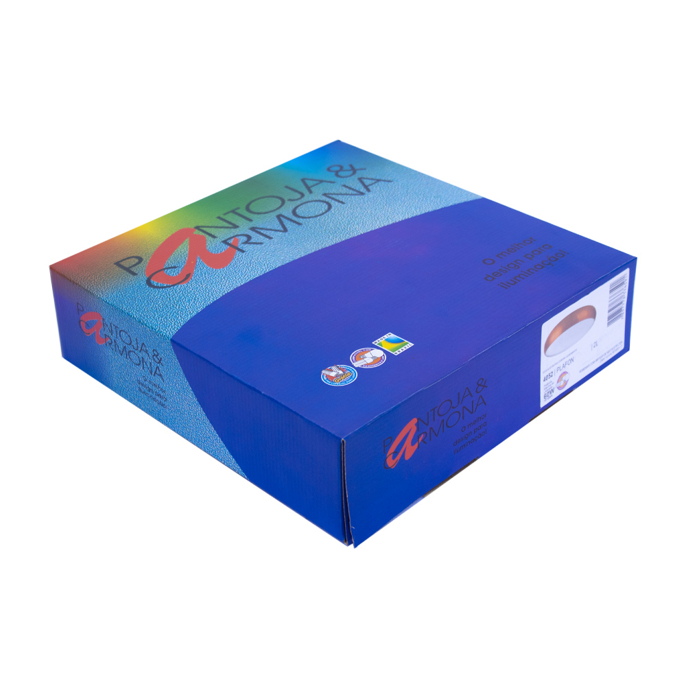 Plafon Aliança De Aluminio Grafite 4052