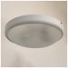 Plafon Circular De Alumínio Branco 25cm 2L