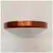 Plafon Circular De Alumínio Cobre 25cm 2L