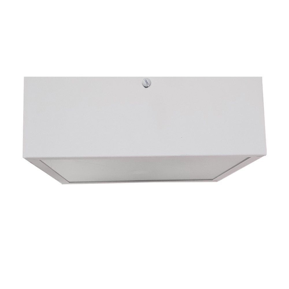 Plafon Quadrado De Alumínio Branco 20cm