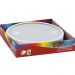 Plafon Redondo De Alumínio 35cm Branco 3L