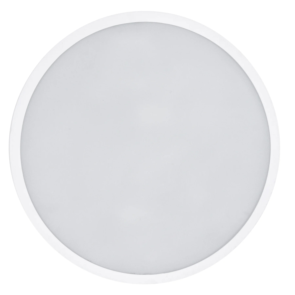 Plafon Redondo De Alumínio 35cm Branco 3L