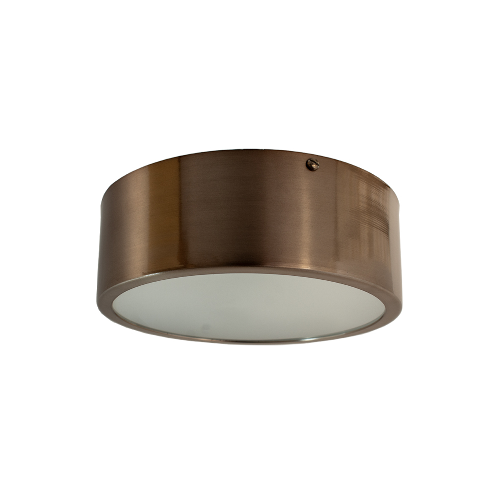 Plafon Redondo De Aluminio Grafite 20cm 1L