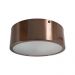 Plafon Redondo De Aluminio Grafite 20cm 1L