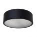 Plafon Redondo De Aluminio Preto Fosco 20cm 1L