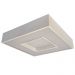 Plafon Sobrepor Quadrado Branco Fosco 40cm 4054