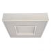 Plafon Sobrepor Quadrado Branco Fosco 40cm 4054