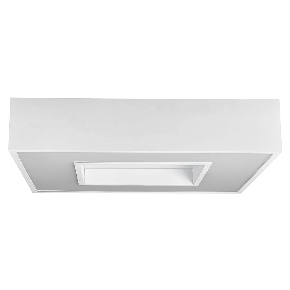 Plafon Sobrepor Quadrado Branco Fosco 40cm 4054