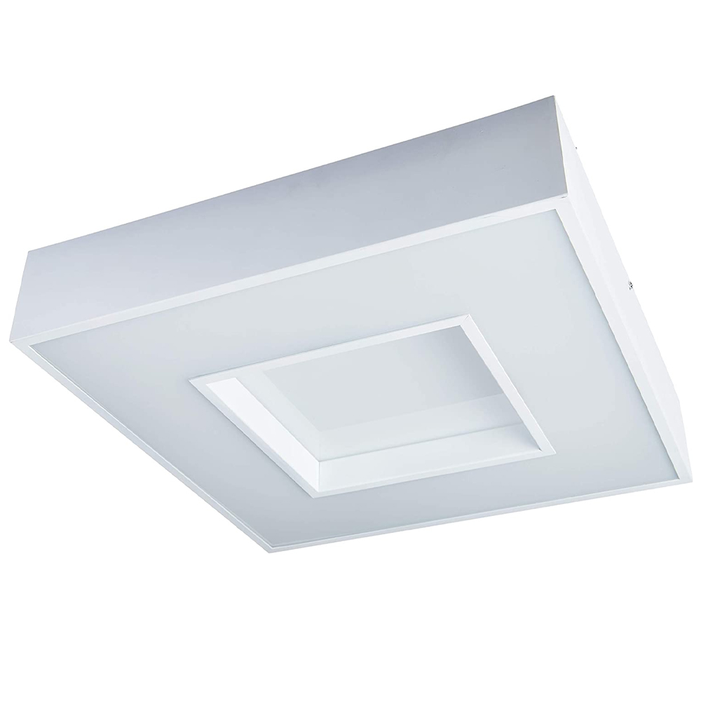 Plafon Sobrepor Quadrado Branco Fosco 40cm 4054