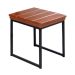 Conjunto com 2 Bancos Capri Marrom e Preto
