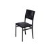 Conjunto de Mesa de Jantar Retangular e 6 Cadeiras Madri Preto e Marrom