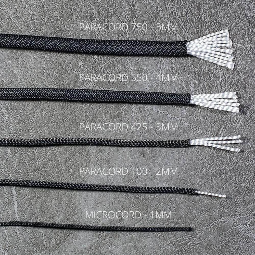 Paracord 750 Libras 5mm 387kg Corda de Sobrevivência Resistente 10 Metros Vinho