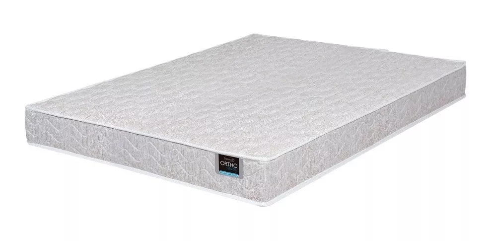 Colchão Casal de Espuma D33 Selado INMETRO Anti Germes Bege em Promoção 138x188 Ot