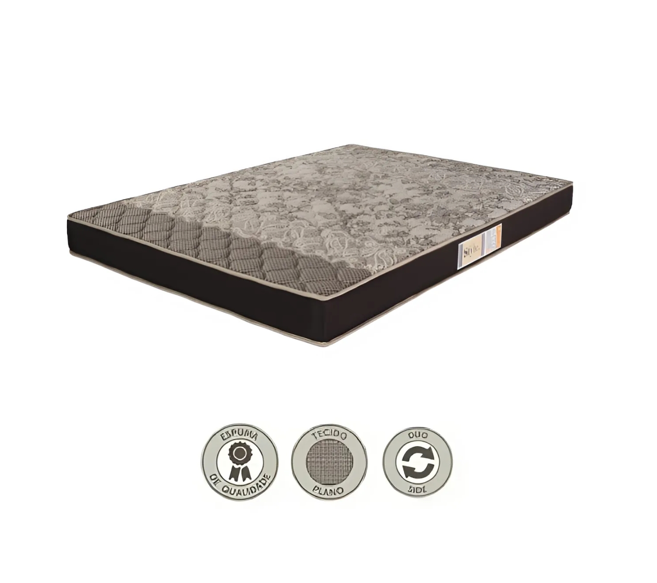 Colchão Viúva Inteiro Espuma D28 Macio Medida Especial 110x188x14 Ip