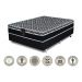 Kit Colchão Queen Size Molas De Fio Continuo Confortável Alta Qualidade Certificado Pelo Inmetro + Cama Base Box Luxo Cfl