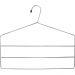 10 Cabides para Roupas Calceiros Cabide Calça Triplo Cromado
