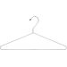 Conjunto 50 Cabide De Roupa Cromado Tintureiro Lavanderia