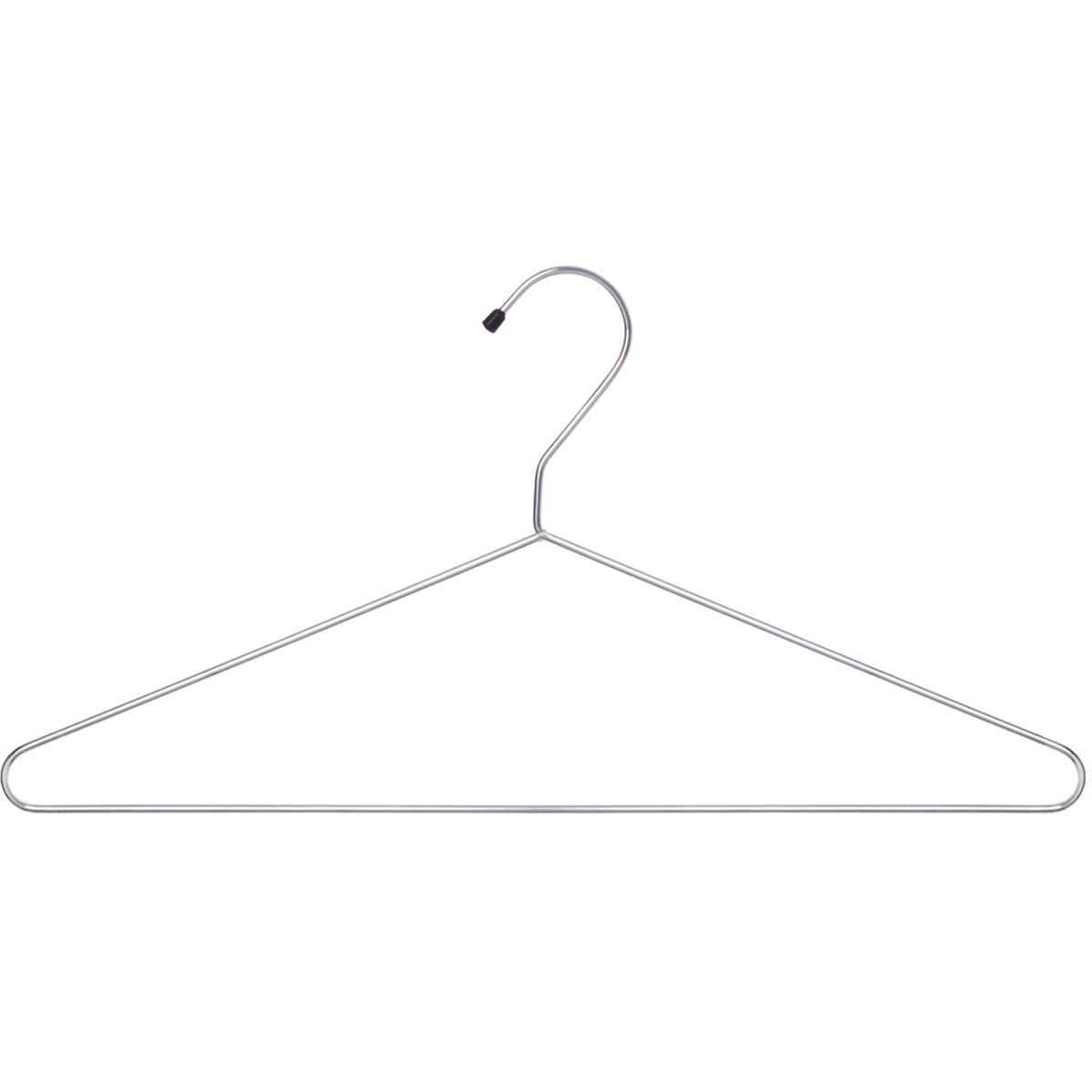 Conjunto 50 Cabide De Roupa Cromado Tintureiro Lavanderia