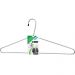 Conjunto 72 Cabide De Roupa Cromado Tintureiro Lavanderia