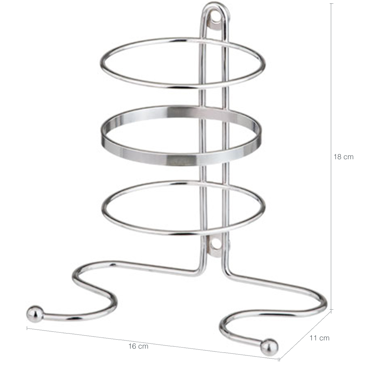 Suporte Para Secador De Cabelos Porta Secador De Parede Cabo