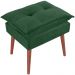 Kit 2 Puff Puf Opall Pes Palito 55x40cm Suede Verde MPassos