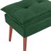 Kit 2 Puff Puf Opall Pes Palito 55x40cm Suede Verde MPassos
