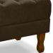 Kit 2 Puff Puf Retro Capitone 52x44cm Suede Marrom MPassos