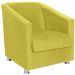 Poltrona Decorativa Bia Suede Amarelo MPassos