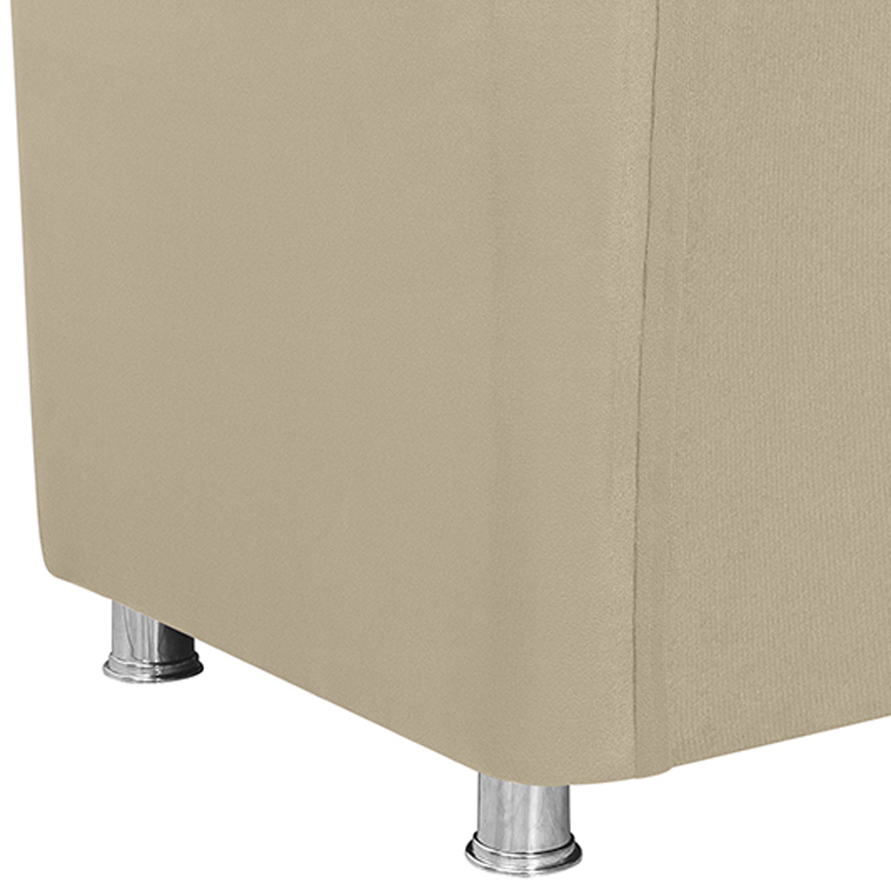 Poltrona Decorativa Bia Suede Bege MPassos