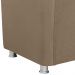 Poltrona Decorativa Bia Suede Marrom Claro MPassos