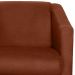 Poltrona Decorativa Bia Suede Terra Cota MPassos