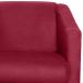Poltrona Decorativa Bia Suede Vermelho MPassos