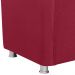 Poltrona Decorativa Bia Suede Vermelho MPassos