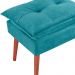 Puff Puf Opall Pes Palito 55x40cm Suede Azul MPassos