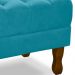 Puff Puf Retro Capitone 52x44cm Suede Azul Tif MPassos