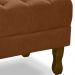 Puff Puf Retro Capitone 52x44cm Suede Terra Cota MPassos