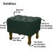 Puff Puf Retro Capitone 52x44cm Suede Verde MPassos