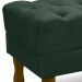 Puff Puf Retro Capitone 52x44cm Suede Verde MPassos