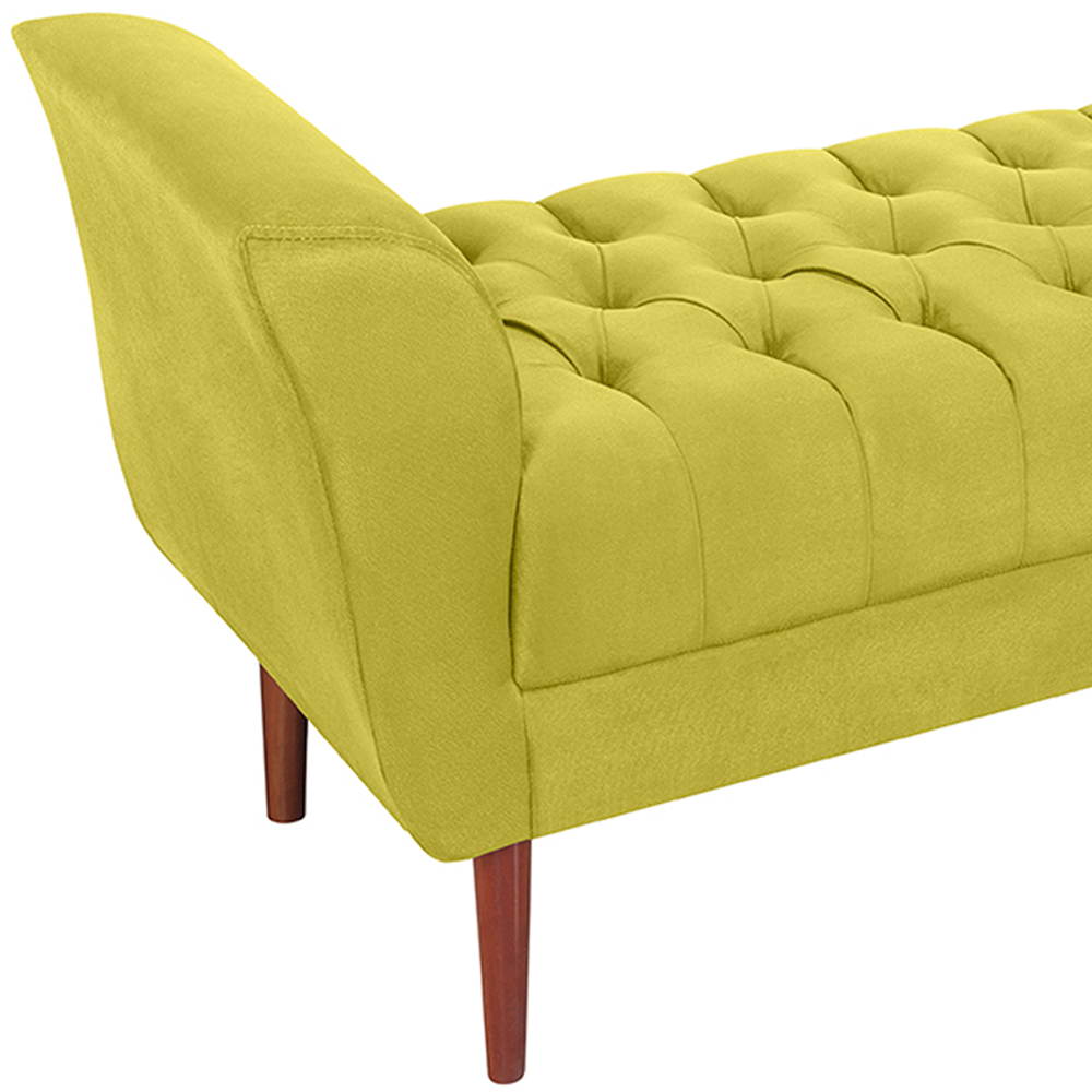 Recamier Grecia 150cm Suede Amarelo MPassos