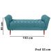 Recamier Grecia 150cm Suede Azul MPassos