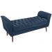 Recamier Grecia 150cm Suede Azul Marinho MPassos