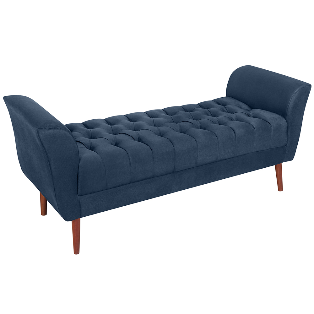 Recamier Grecia 150cm Suede Azul Marinho MPassos