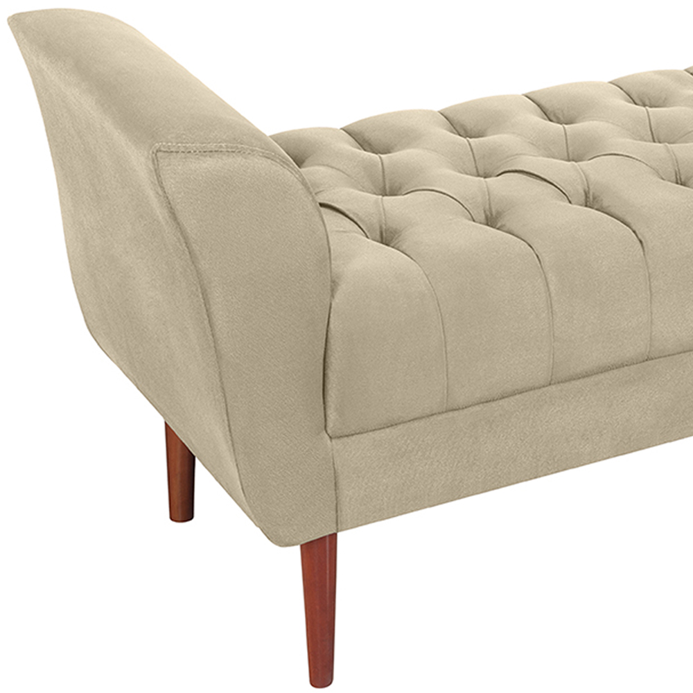Recamier Grecia 150cm Suede Bege MPassos