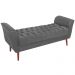 Recamier Grecia 150cm Suede Cinza Escuro MPassos