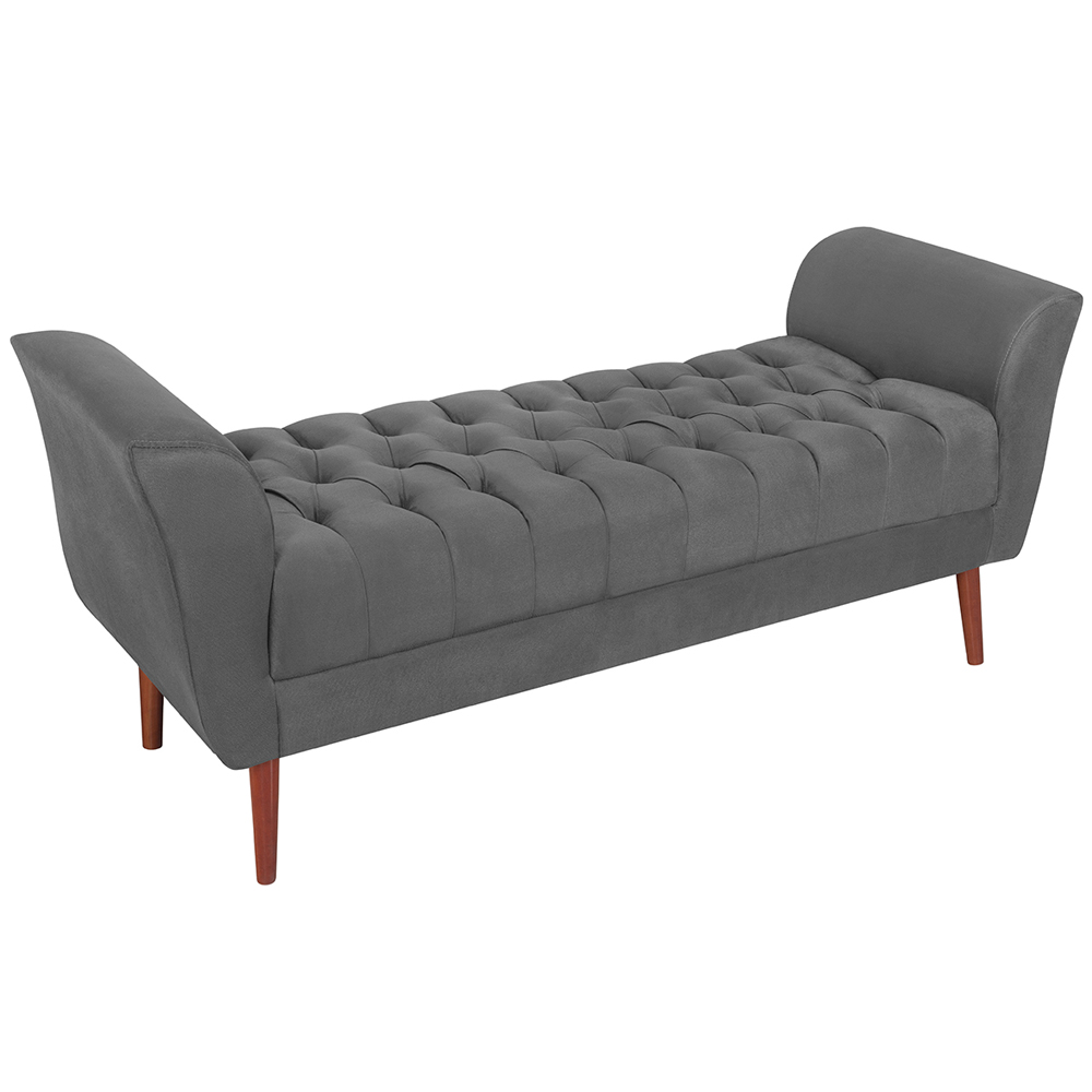 Recamier Grecia 150cm Suede Cinza Escuro MPassos