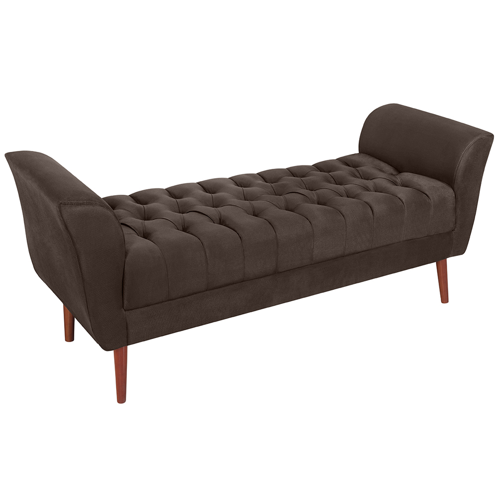 Recamier Grecia 150cm Suede Marrom MPassos