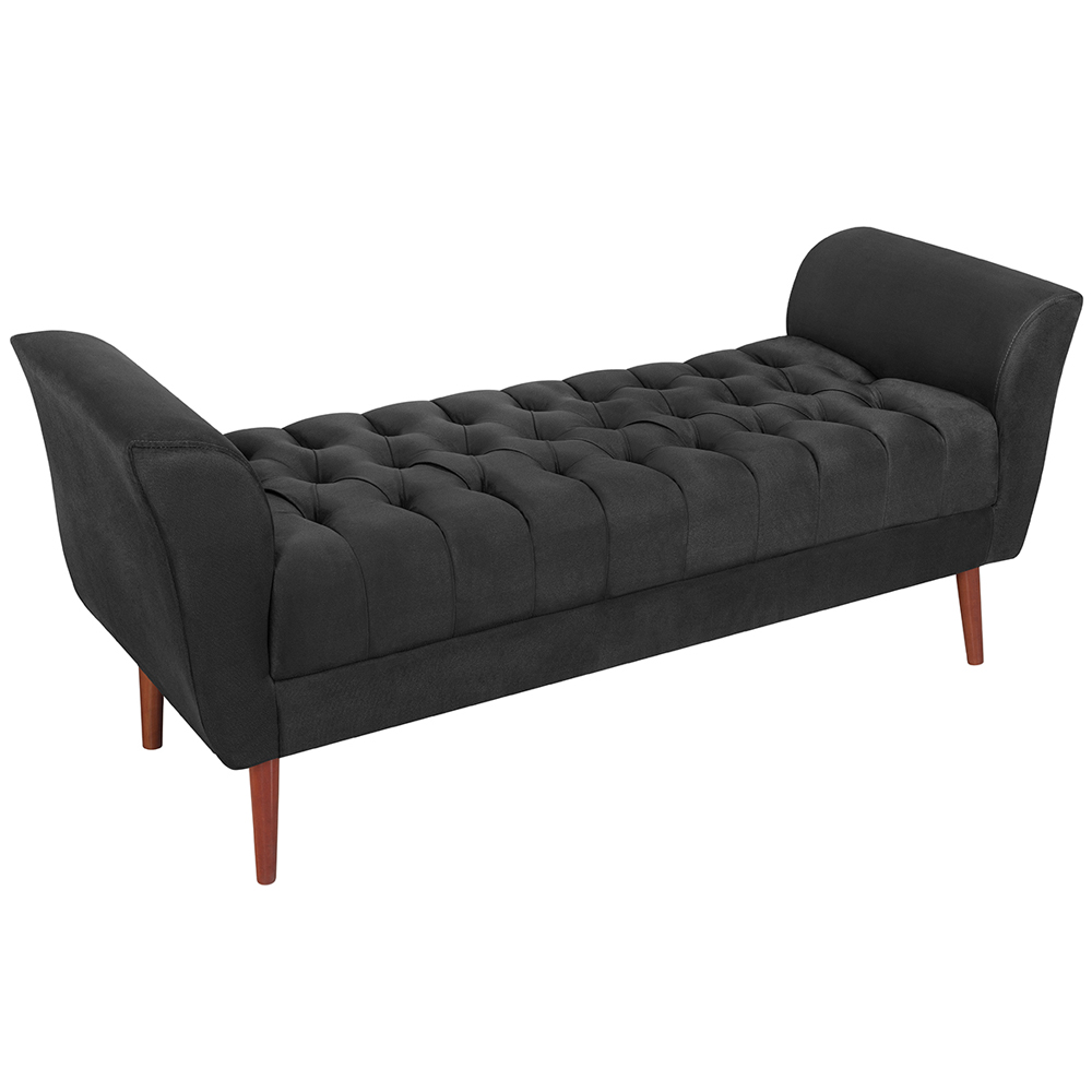 Recamier Grecia 150cm Suede Preto MPassos
