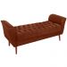 Recamier Grecia 150cm Suede Terra Cota MPassos